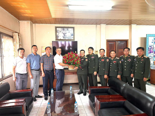 Luang Prabang Military Command Extends Greetings on Vietnam’s National Day